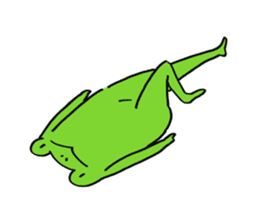 Frog Takashi -kun 3 sticker #7682391
