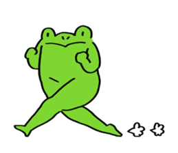 Frog Takashi -kun 3 sticker #7682396