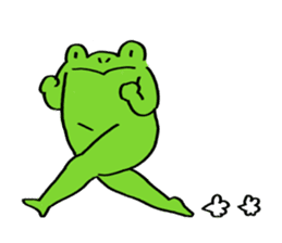 Frog Takashi -kun 3 sticker #7682396