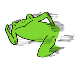 Frog Takashi -kun 3 sticker #7682397