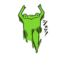 Frog Takashi -kun 3 sticker #7682398