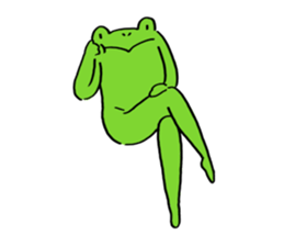 Frog Takashi -kun 3 sticker #7682402