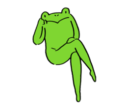 Frog Takashi -kun 3 sticker #7682402