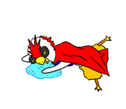 THE HERO BIRD-MAN "COKE-KING" sticker #7682453