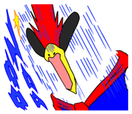 THE HERO BIRD-MAN "COKE-KING" sticker #7682461