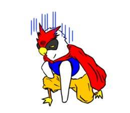 THE HERO BIRD-MAN "COKE-KING" sticker #7682462
