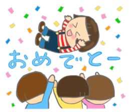 A girl who cut bangs too much sticker #7682624