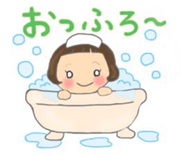 A girl who cut bangs too much sticker #7682642