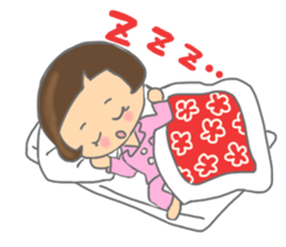 A girl who cut bangs too much sticker #7682643