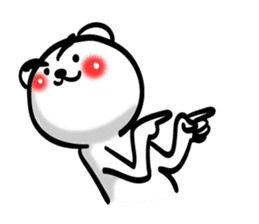 Easy to use Taiwanese. Eyebrow's Bear 0 sticker #7682818