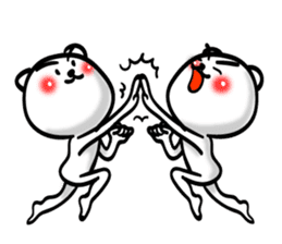 Easy to use Taiwanese. Eyebrow's Bear 0 sticker #7682827