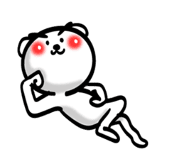 Easy to use Taiwanese. Eyebrow's Bear 0 sticker #7682828