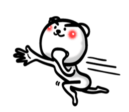 Easy to use Taiwanese. Eyebrow's Bear 0 sticker #7682830