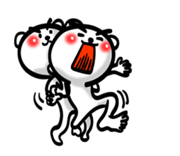 Easy to use Taiwanese. Eyebrow's Bear 0 sticker #7682834