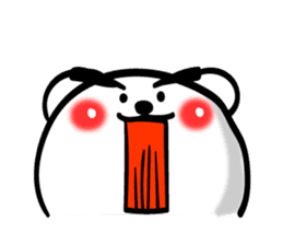 Easy to use Taiwanese. Eyebrow's Bear 0 sticker #7682837