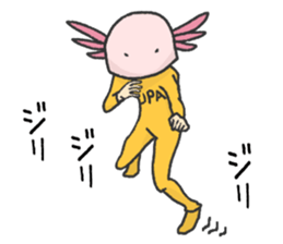 Surely there is someone inside (Axolotl) sticker #7683364