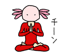 Surely there is someone inside (Axolotl) sticker #7683374