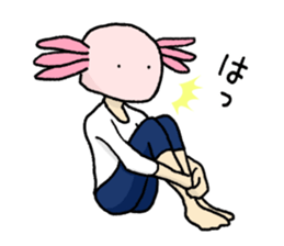 Surely there is someone inside (Axolotl) sticker #7683381