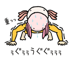 Surely there is someone inside (Axolotl) sticker #7683401