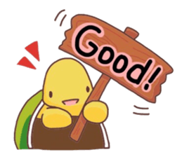 Lovely tortoise (English) sticker #7683446