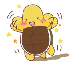 Lovely tortoise (English) sticker #7683454