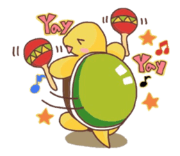 Lovely tortoise (English) sticker #7683458