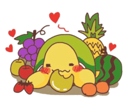 Lovely tortoise (English) sticker #7683476