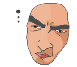 Face honesty sticker #7684013