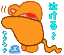 Monkey! Winter & New Year sticker #7684149