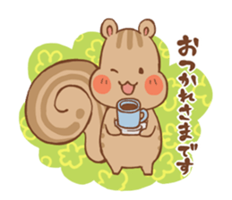 squirrel! sticker #7684427