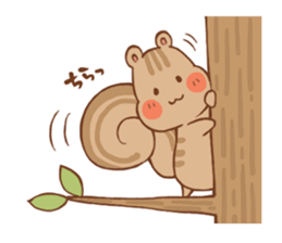 squirrel! sticker #7684432