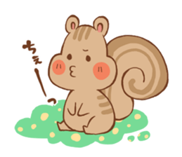 squirrel! sticker #7684436