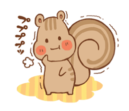 squirrel! sticker #7684439