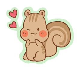 squirrel! sticker #7684442
