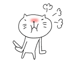 The cat which is a good feeling sticker #7684505