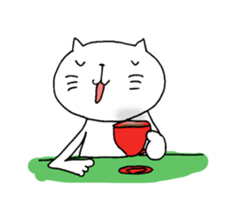 The cat which is a good feeling sticker #7684518