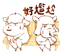 Sheep A-fu (ver.3) sticker #7684559