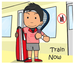 Tennis Boy II sticker #7684646