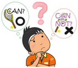 Tennis Boy II sticker #7684649