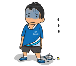 Tennis Boy II sticker #7684653