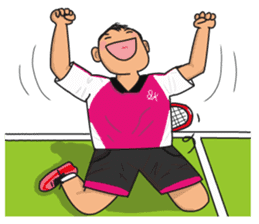 Tennis Boy II sticker #7684654