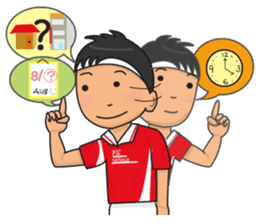 Tennis Boy II sticker #7684655