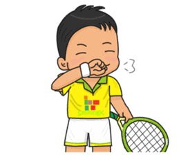 Tennis Boy II sticker #7684656