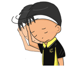 Tennis Boy II sticker #7684659