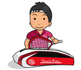Tennis Boy II sticker #7684662
