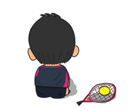 Tennis Boy II sticker #7684664
