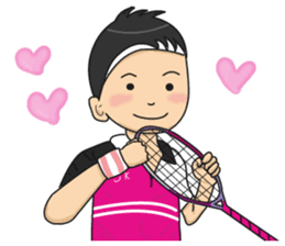 Tennis Boy II sticker #7684670