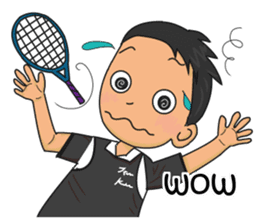 Tennis Boy II sticker #7684671