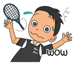 Tennis Boy II sticker #7684671