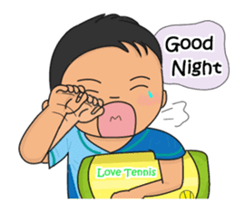 Tennis Boy II sticker #7684673